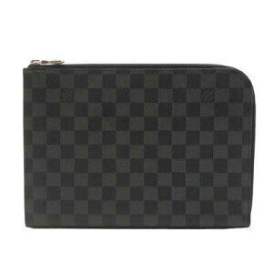 Louis Vuitton Pochette Jour Damier Graphite Black Shoulder Bag Handbag